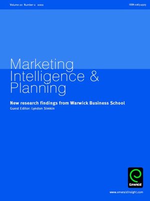 cover image of Marketing Intelligence & Planning, Volume 20, Issue 2